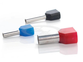 końcówka tulejkowa HI 2x2,50/10 izolowana