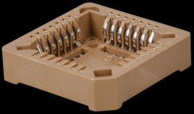 IC-socket, 28-polig, SMD-PLCC