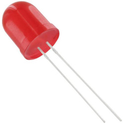 TRU COMPONENTS 1577336 LED Wired Red Circular 10 mm 1750 mcd 50&#xB0; 20 mA