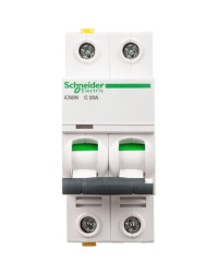 Wyłącznik nadprądowy 2P C 20A 6kA AC iC60N-C20-2 Acti9 A9F04220