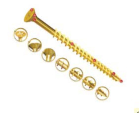 Wkręt do drewna Stalowe 6mm typ Countersunk UNIFIX VORTEX