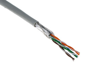 Kabel Ethernet Cat5e długość 305m Niezakończony RS PRO PVC l. żył: 7 średnica 5.6mm
