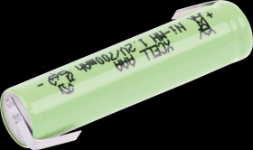 133872 Industrial cell, NiMh, AAA (Micro), 1,2 V, 700 mAh, LFZ