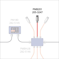 Czujnik temperatury na podczerwień +1000°C wyjście: RS-485 Modbus RTU IP65 kabel: 1m Odczyt ±1°C lub ±1% 6 → 28