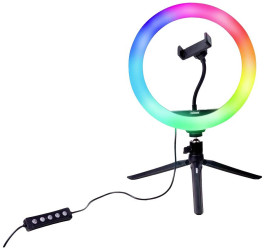 DÖRR Vlogging Kit VL-26 RGB Lampa okrągła LED Ilość diod=130