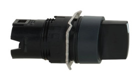Przełącznik czarny 2-poz., pokrętło O 16, 1 NO XB6AD221B