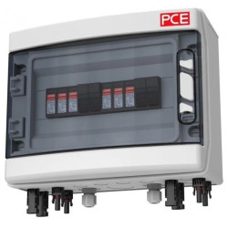 Rozdzielnica PV 1MPPT ogranicznik przepięć DC typ 1/2 Phoenix Contact wkładka 6A gPV 1000V DC BOX 90PV001