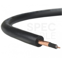 Kabel instrumentalny PG-011 1x0,22mm2 Cu niezbalansowany czarny Technokabel