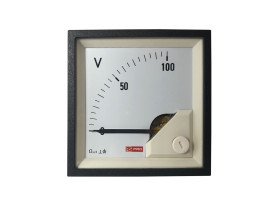 Amperomierz analogowy panelowy DC wysokość wycięcia: 68mm 1% +65°C RS PRO