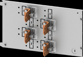 Cable connection, sheet steel, (W x H x D) 97 x 250 x 400 mm, 8PQ6000-8BA21