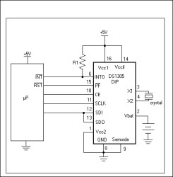 Serial Alarm Real-Time Clock