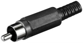 RCA plug, Cinchstecker, löten, Kabelmontage, 11277
