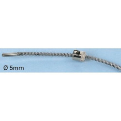 Termopara typ J do +400C 20mm kabel 2.5m, Stal nierdzewna 316 Zgodność z RoHS