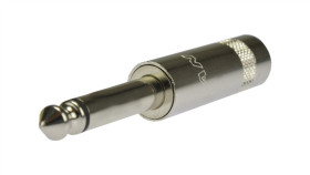 Rean Wtyk Instrumentalny Jack 6,3Mm Mono Na Kabel Do 8,0Mm Niklowany Nys224l