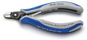Precision pliers, 125 mm, 65 g, cut capacity (1.7/1.3/0.7 mm/–), 79 02 125 S1