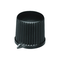 OKW A 13 12 560 Tuning Knob Thermoplastic 20.7x6x16.9x19.7x6.2x18.3x13.5mm-White