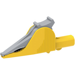 Electro PJP 5066-IEC-CD1-J Alligator Clip 4 mm Jack CAT III/IV Yellow