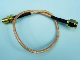 KABEL ANT. 0,20m WT.SMA-&gt;GN.SMA RG-174