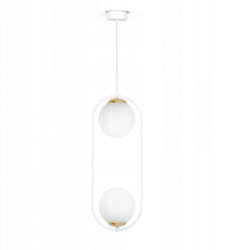 Lampa wisząca ARLENA, białe szklane klosze, na E14 do salonu K-5301 Kaja Lighting