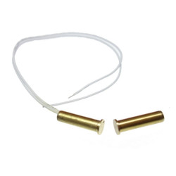 Kontaktron alarm. HO-03EM złoty wpuszczany (metalowa obudowa)