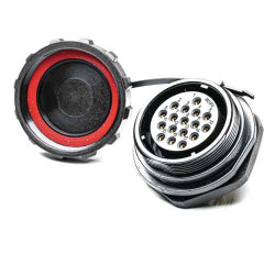 Złącze wielostykowe przemysłowe 17-pinowe Montaż tylny Gniazdo RS PRO