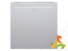 BERKER B.KWADRAT Klawisz z polem opisowym do wyłączników 1 pojedynczy biały połysk 5316268999 HAGER