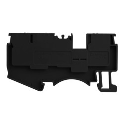 Złączka szynowa 4mm2 1P 3-przewodowa zacisk push-in czarna DS4-TW-01P-13-00A(H)