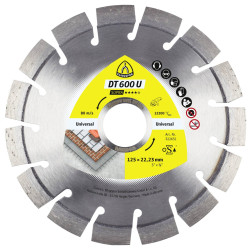 Klingspor 322632 DT 600 U Supra Tarcza tnąca diamentowa Średnica 150 mm Średnica otworu 22.23 mm Materiały budowlane, Be