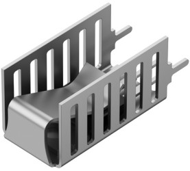 Clip-on heatsink, (L x W x H) 30 x 13 x 13 mm, 23 K/W, solderable surface, 10149980