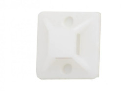 Element mocujący opaski 19x19 mm biały - op. 100szt.
