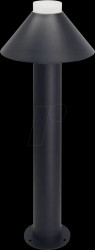 LX700210 Path light, black, GU10, IP44, Alu, with ground spike, 60 cm