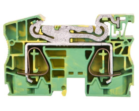 Złączka szynowa ochronna o zacisku sprężynowym ST 16-PE