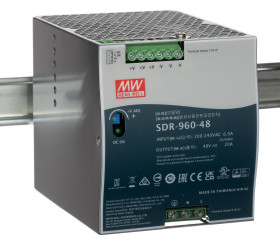Zasilacz szyny DIN U wy 48V dc I wy 20A U we 180 → 264V ac MEAN WELL 960W impulsowy
