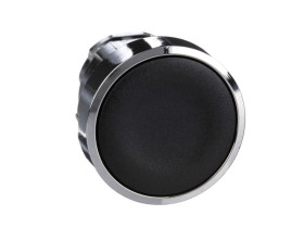 Przycisk płaski czarny samopowrotny bez podświetlenia metalowy bez oznaczenia ZB4BA2 SCHNEIDER ELECTRIC