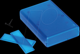 1593NTBU shell case, series 1593, 75 x 110 x 25 mm, blue