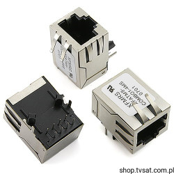 6605424-1 Telecom Phone Socket RJ45 THT MAGJACK