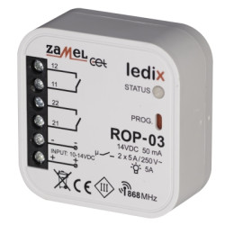 Radiowy odbiornik dopuszkowy 2-kanałowy ROP-03
