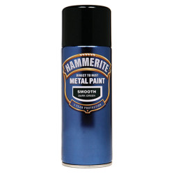 Hammerite 5092821 Direct to Rust Smooth Finish Aerosol Dark Green 400ml