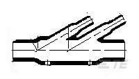 TE Connectivity 290161-000 TE RAY TFIT Poly Molded Parts, 1 szt.