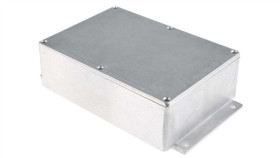 Obudowa Ekranowana Srebrny Z Kołnierzem, 201.7 X 121.2 X 55.3Mm, Rs Pro