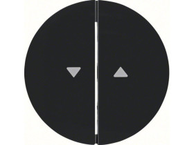 BERKER R.1/R.3 Klawisze z nadrukiem symbolu "strzałka" czarny połysk 16252045 HAGER