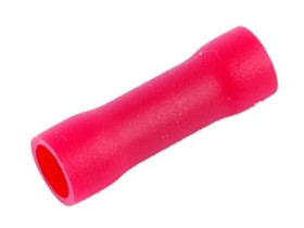 Tulejka izolowana złączka równoległa czerwona 0,5-1,5 100szt KLPR