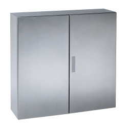 Szafka ścienna rozdzielcza 800 mm 1250 mm 300mm Stal nierdzewna typu 304 Schneider Electric, z drzwiami zwykłymi