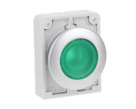 Napęd przycisku 30mm płaski zielony z podświetleniam z samopowrotem M30C-FDL-G 182927