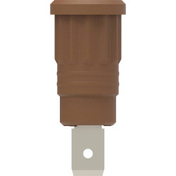 Electro Pjp 3286-Cd1-Bn Push-Fit Safety Socket Brown 1Pc Jack Plugs Sockets