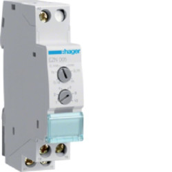 Timer Relay Szyna DIN 12/230V SPDT 1-stykowy Hager 0.1 → 10h36000s Przekaźnik czasowy funkcyjny