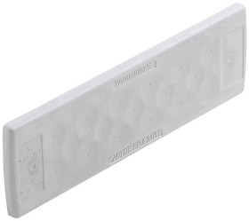 Weidmüller 2743560000 Płytka z przepustami CABTITE EP A 24/17 GY, (D x S x W) 12 x 142 x 44 mm, termoplast, 10 szt.