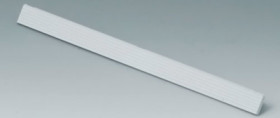 Cover strip, without recess, straight, PC, (W) 200 mm, gray, C2202001