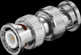 11339 BNC connector, straight, 2x male, 50 Ohm
