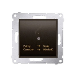 Simon 54 Ochronnik przeciwprzepięciowy Typ T3 1P brąz mat D75420.01/46